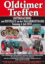 Oldtimertreffen beim Unterhachinger Bürgerfest 